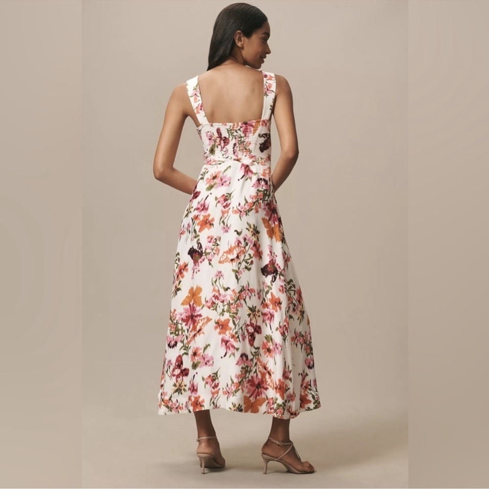 NWT Anthropologie The Jocelyn Sleeveless Slip Midi Dress by Maeve- Size Medium 🟥 - Picture 4 of 5